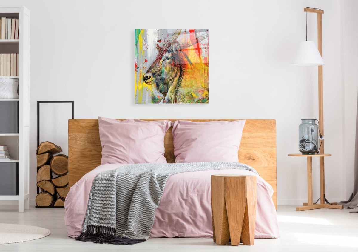 Epic Art 'Arty Beast 1' by Karen Smith, Acrylic Glass Wall Art,36x36