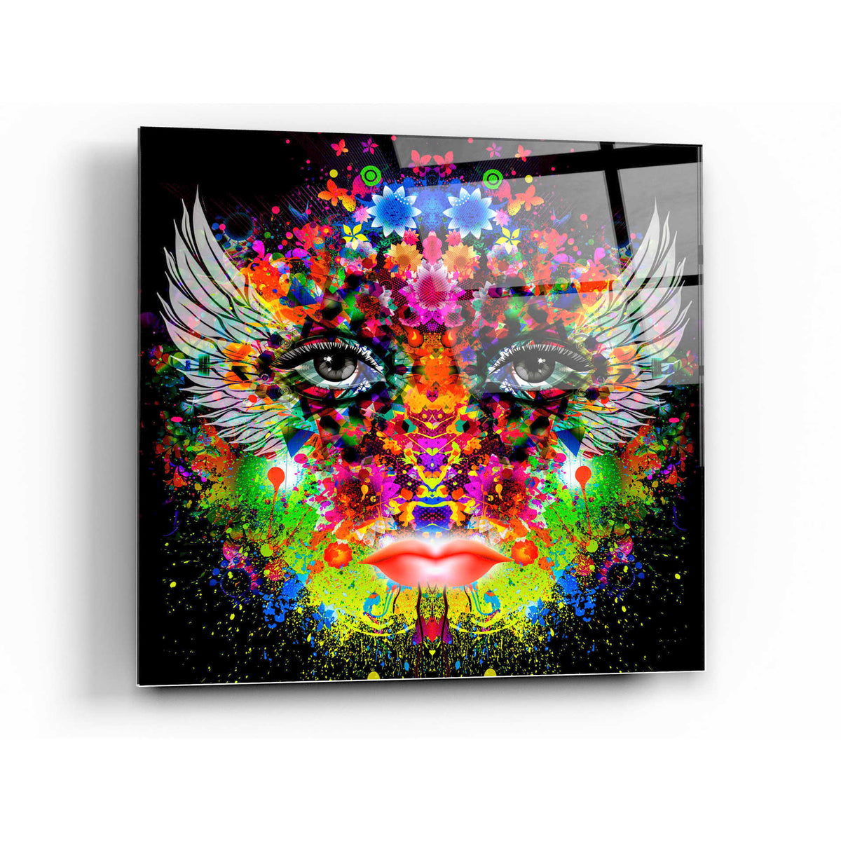 Epic Art 'Phoenix' Acrylic Glass Wall Art,36x36