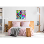 Epic Art 'Dirty Benjamins' Acrylic Glass Wall Art,36x36
