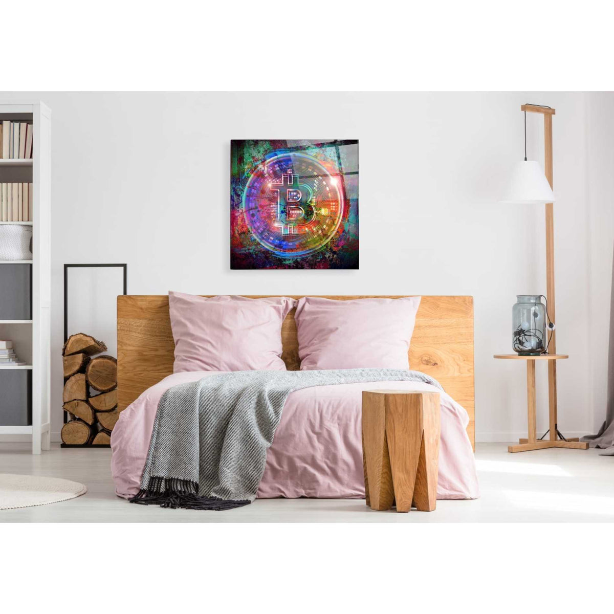 Epic Art 'Bitcoin Wallet' Acrylic Glass Wall Art,36x36