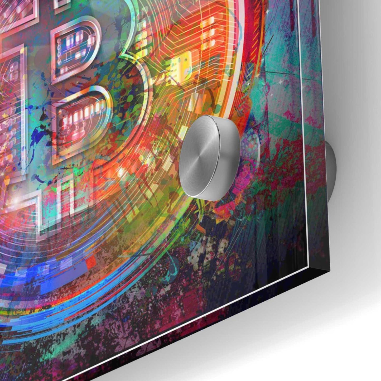 Epic Art 'Bitcoin Wallet' Acrylic Glass Wall Art,36x36
