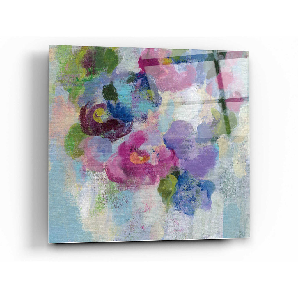 Epic Art 'Pink and Blue II' by Silvia Vassileva, Acrylic Glass Wall Art,36x36