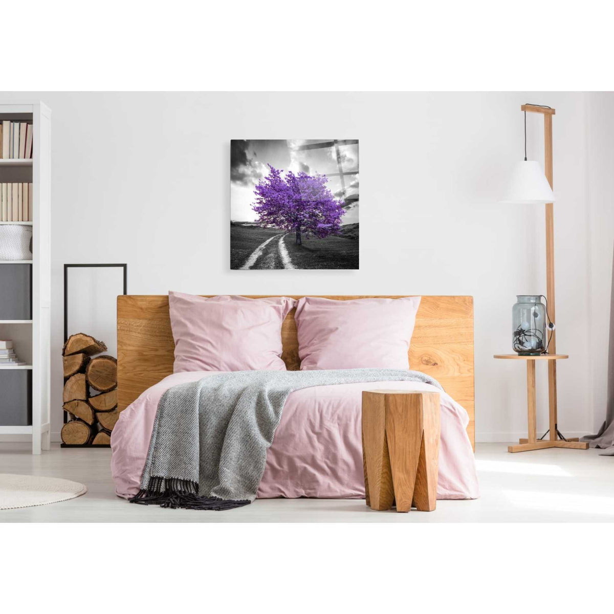 Epic Art 'Vibrant Tree Series: Amethyst' Acrylic Glass Wall Art,36x36