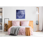 Epic Art 'Indigo Mandala' by Linda Woods, Acrylic Glass Wall Art,36x36