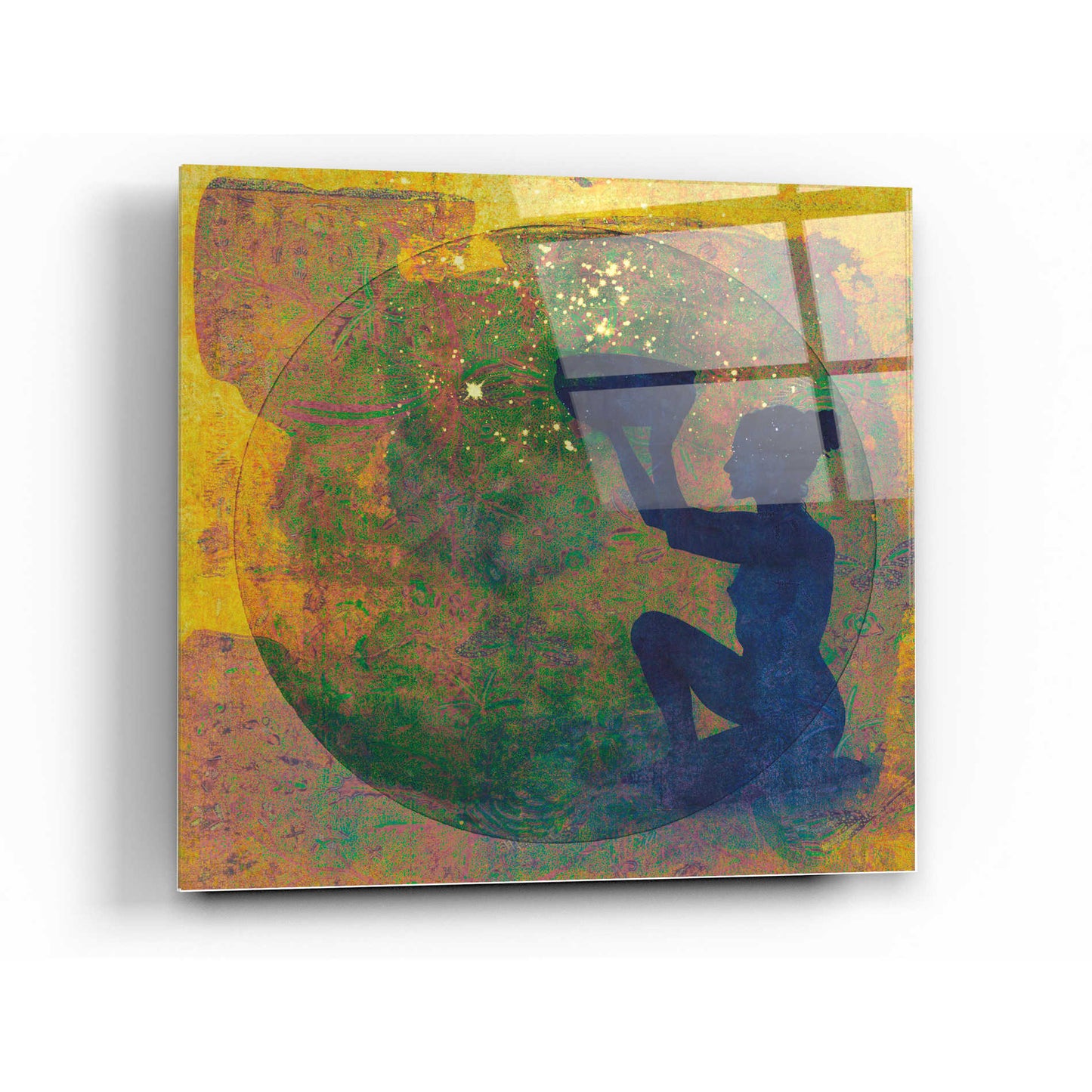 Epic Art 'Vessel of Cosmic Creativity' by Elena Ray Acrylic Glass Wall Art,36x36