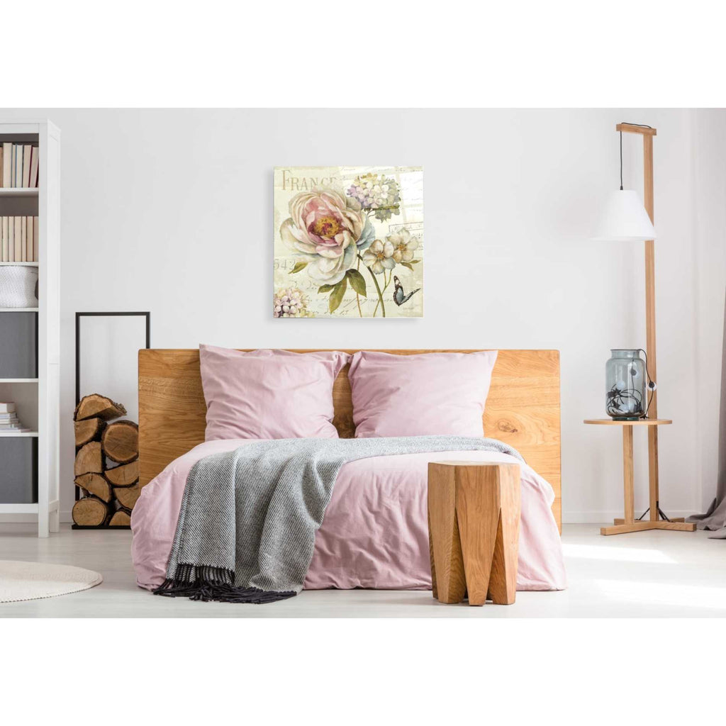 Epic Art 'Marche de Fleurs III' by Lisa Audit, Acrylic Glass Wall Art,36x36