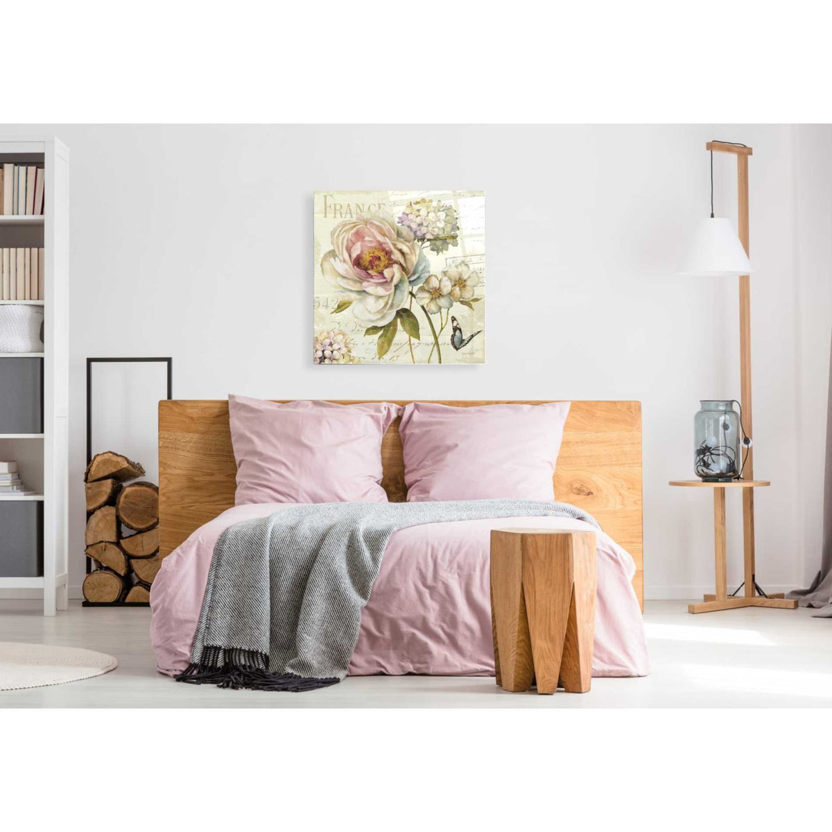 Epic Art 'Marche de Fleurs III' by Lisa Audit, Acrylic Glass Wall Art,36x36