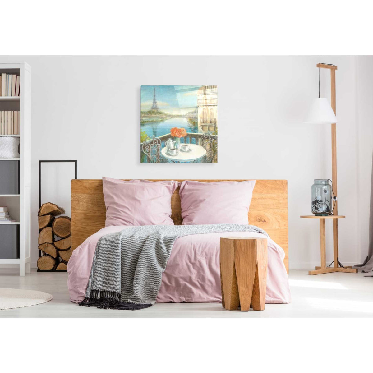 Epic Art 'Morning on the Seine' by Danhui Nai, Acrylic Glass Wall Art,36x36