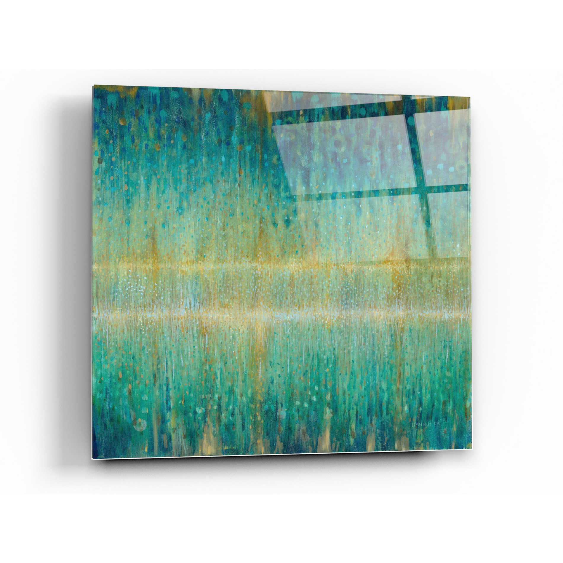 Epic Art 'Rain Abstract I' by Danhui Nai, Acrylic Glass Wall Art,36x36