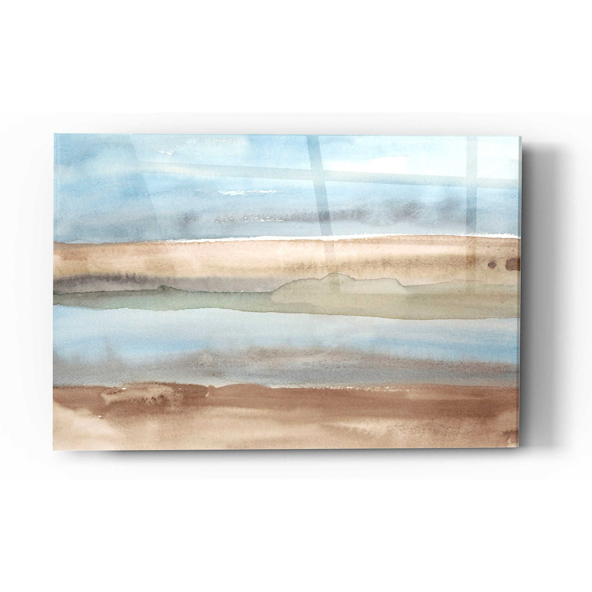 Epic Art 'Plein Air Riverscape II' by Alicia Ludwig Acrylic Glass Wall Art