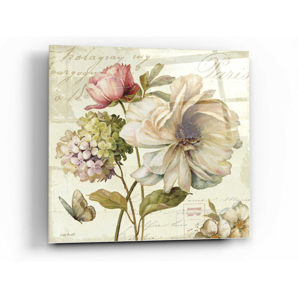 Epic Art 'Marche de Fleurs II' by Lisa Audit, Acrylic Glass Wall Art