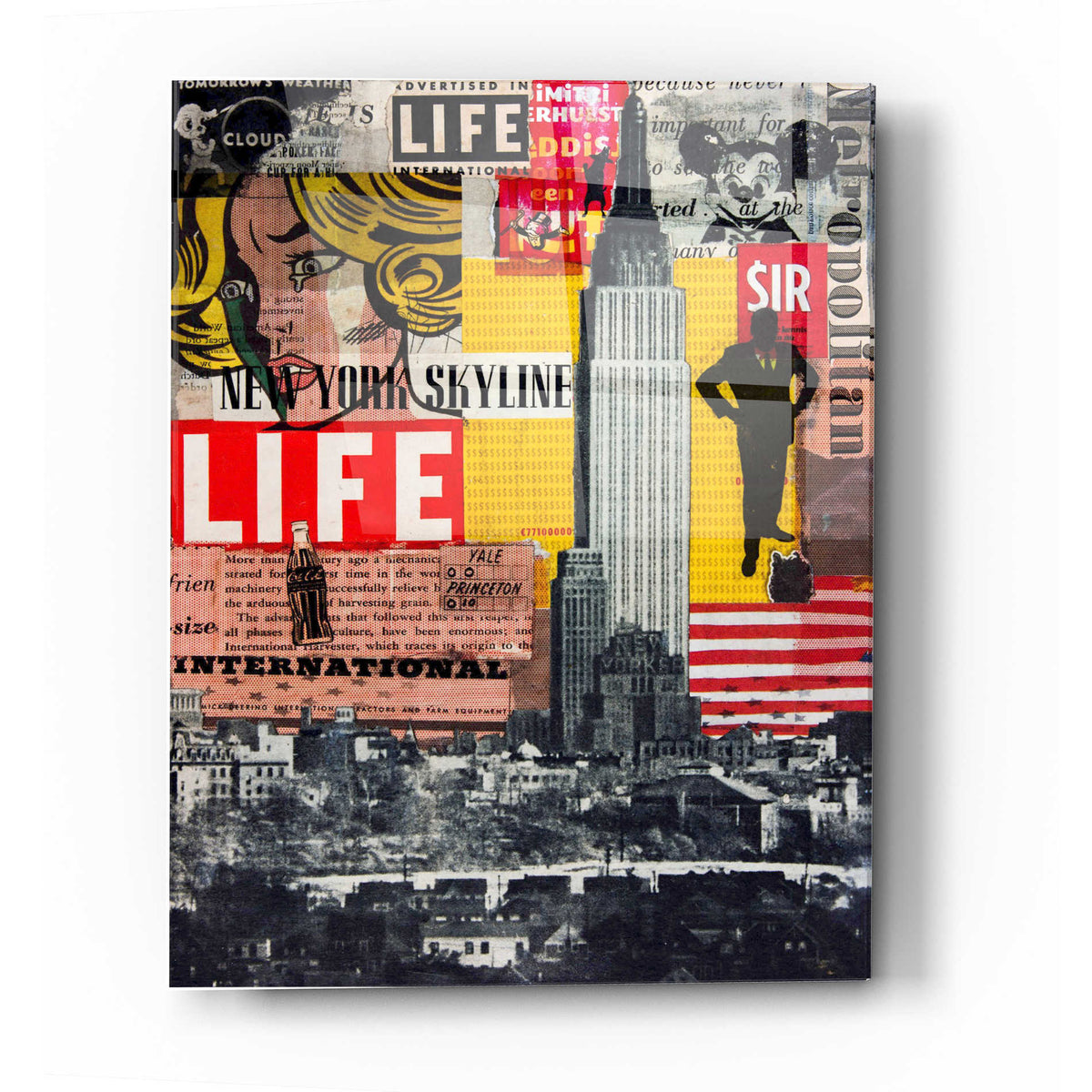Epic Art 'IT'S HANGING IN THE AIR' by DB Waterman, Acrylic Glass Wall Art