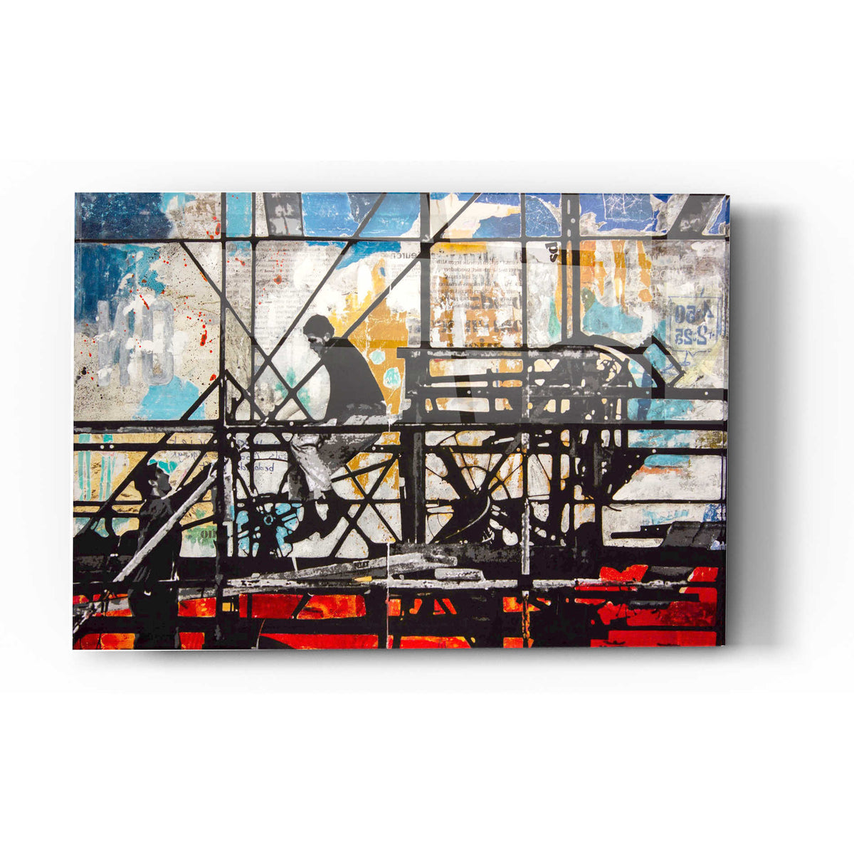 Epic Art 'FOUR CORNERS' by DB Waterman, Acrylic Glass Wall Art