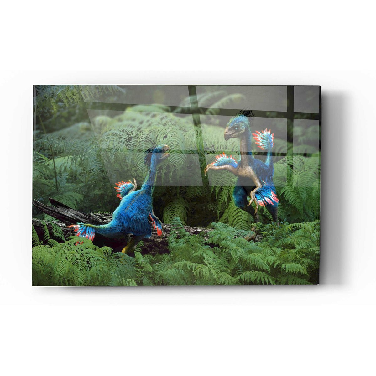 Epic Art 'Caudipteryx' Acrylic Glass Wall Art