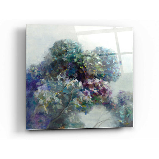 Epic Art 'Abstract Hydrangea' by Danhui Nai, Acrylic Glass Wall Art