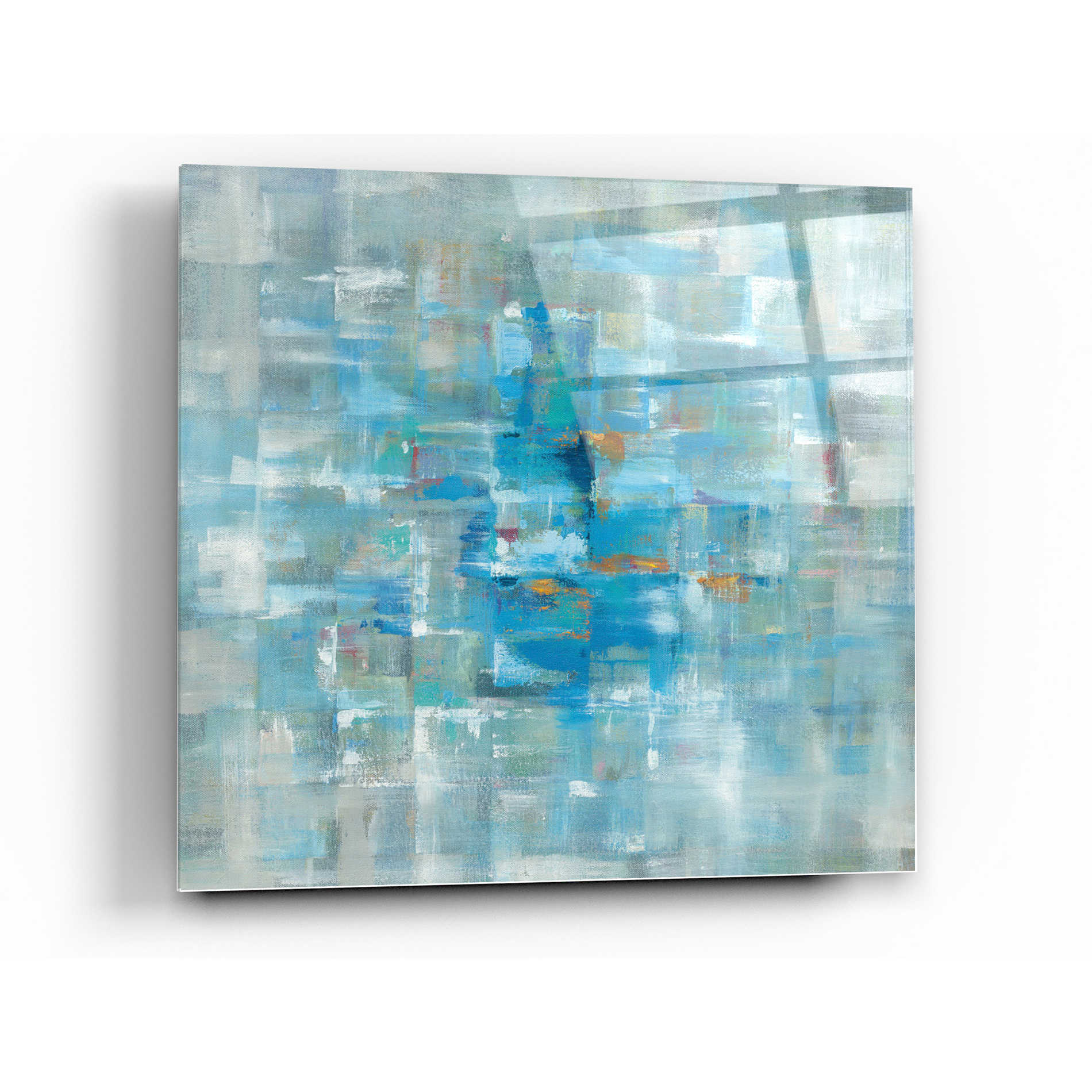 Epic Art 'Abstract Squares' by Danhui Nai, Acrylic Glass Wall Art