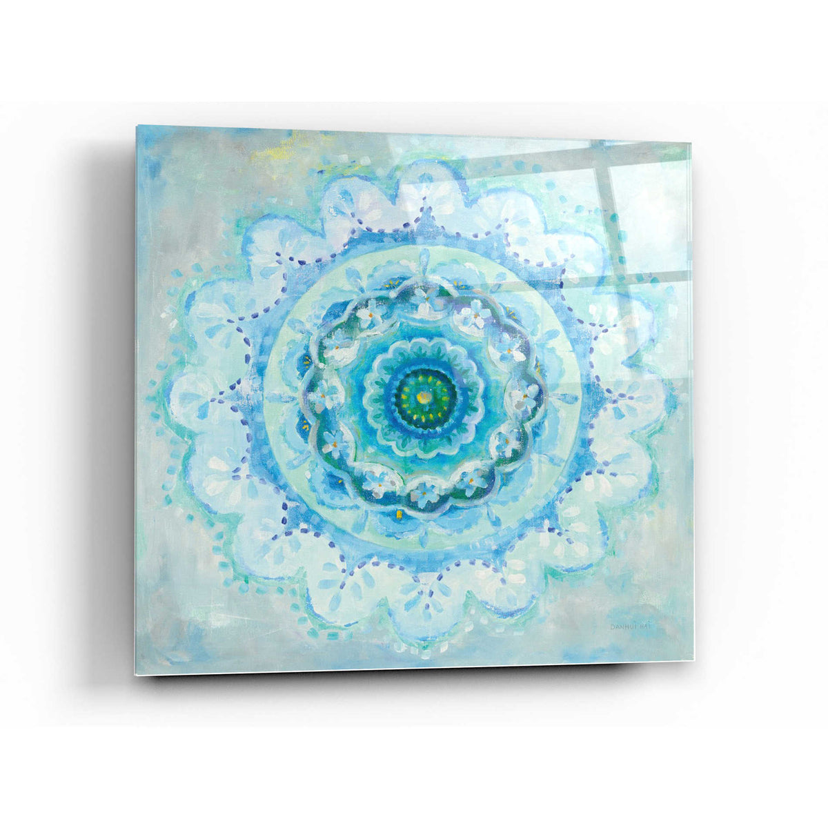 Epic Art 'Coastal Mandala' by Danhui Nai, Acrylic Glass Wall Art
