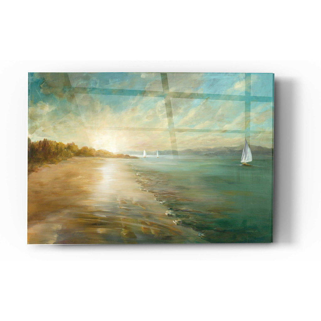 Epic Art 'Coastal Glow' by Danhui Nai, Acrylic Glass Wall Art
