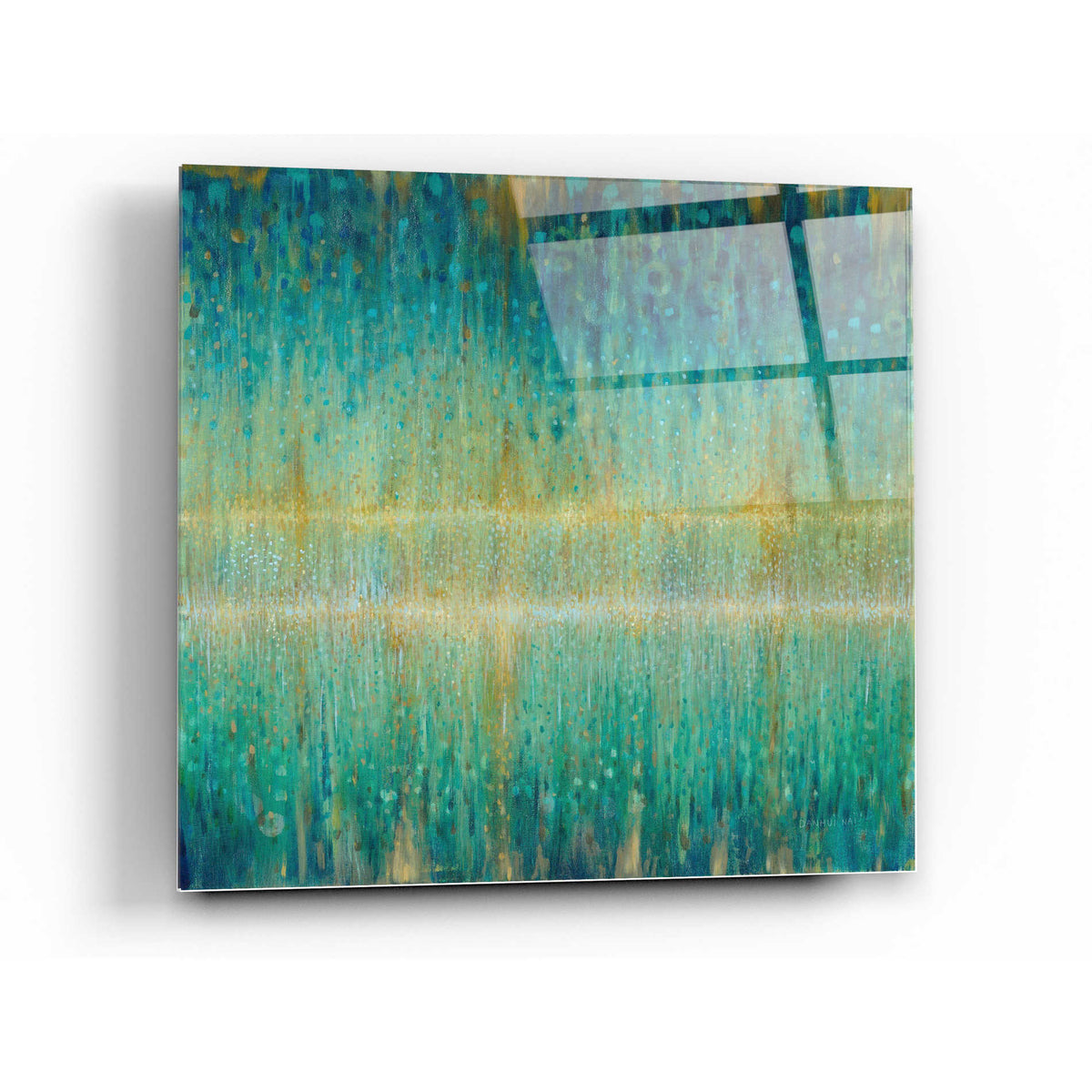 Epic Art 'Rain Abstract I' by Danhui Nai, Acrylic Glass Wall Art