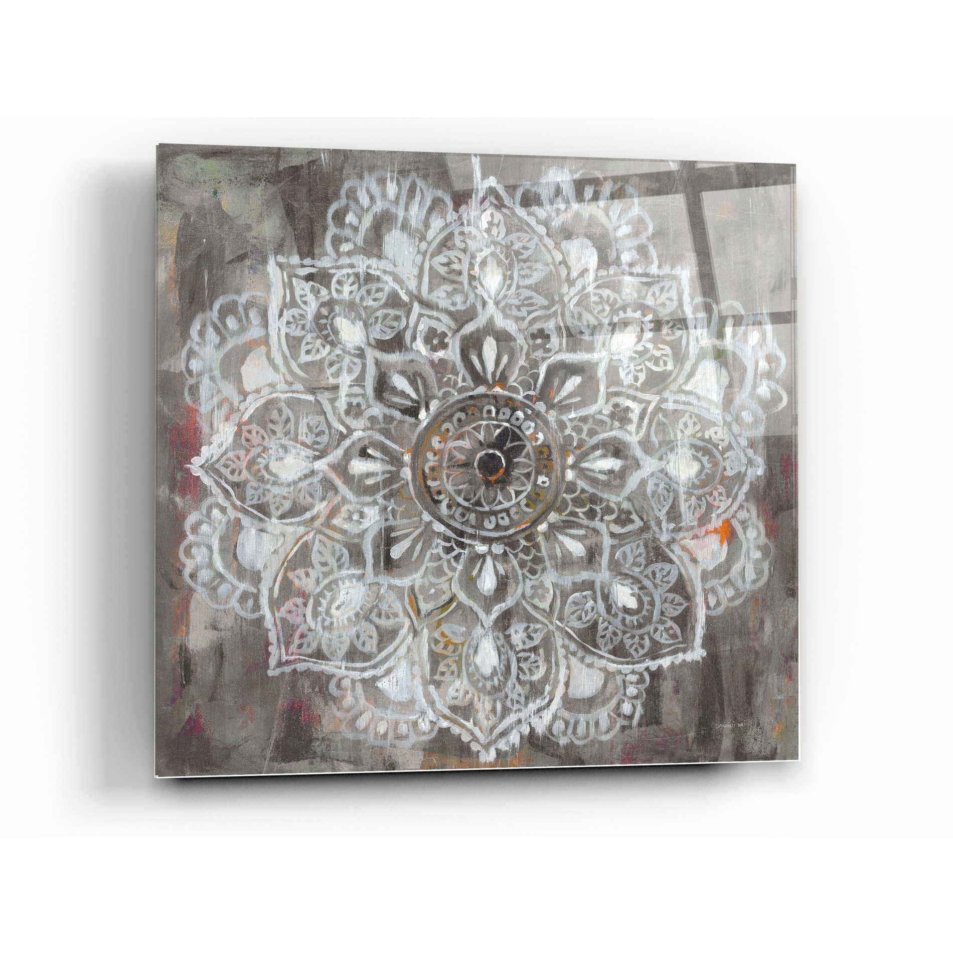 Epic Art 'Mandala In Neutral II' by Danhui Nai, Acrylic Glass Wall Art