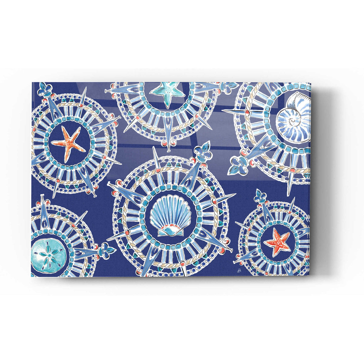 Epic Art 'Maritime XIV' by Daphne Brissonet, Acrylic Glass Wall Art