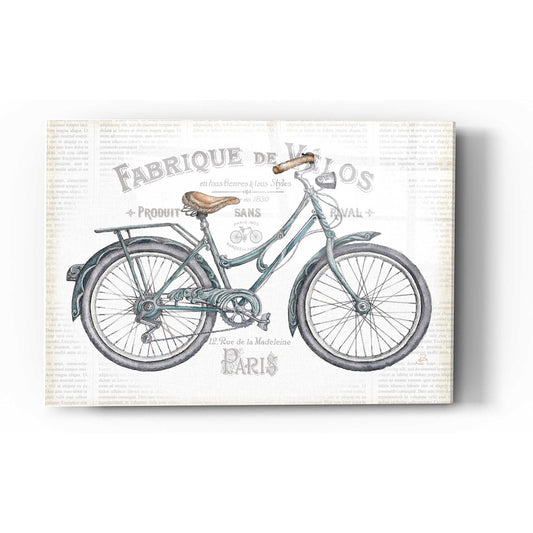 Epic Art 'Bicycles I v2' by Daphne Brissonet, Acrylic Glass Wall Art
