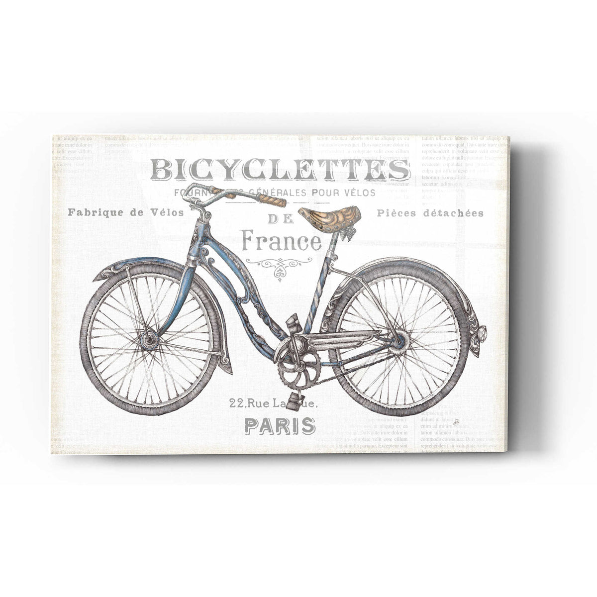 Epic Art 'Bicycles II' by Daphne Brissonet, Acrylic Glass Wall Art
