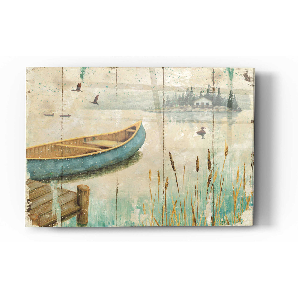 Epic Art 'Waterside V' by Daphne Brissonet, Acrylic Glass Wall Art