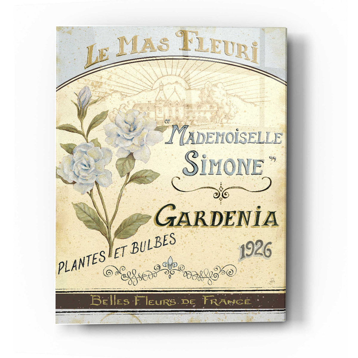 Epic Art 'French Seed Packet IV' by Daphne Brissonet, Acrylic Glass Wall Art