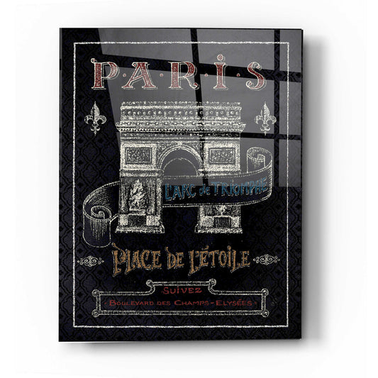 Epic Art 'Travel to Paris II' by Daphne Brissonet, Acrylic Glass Wall Art