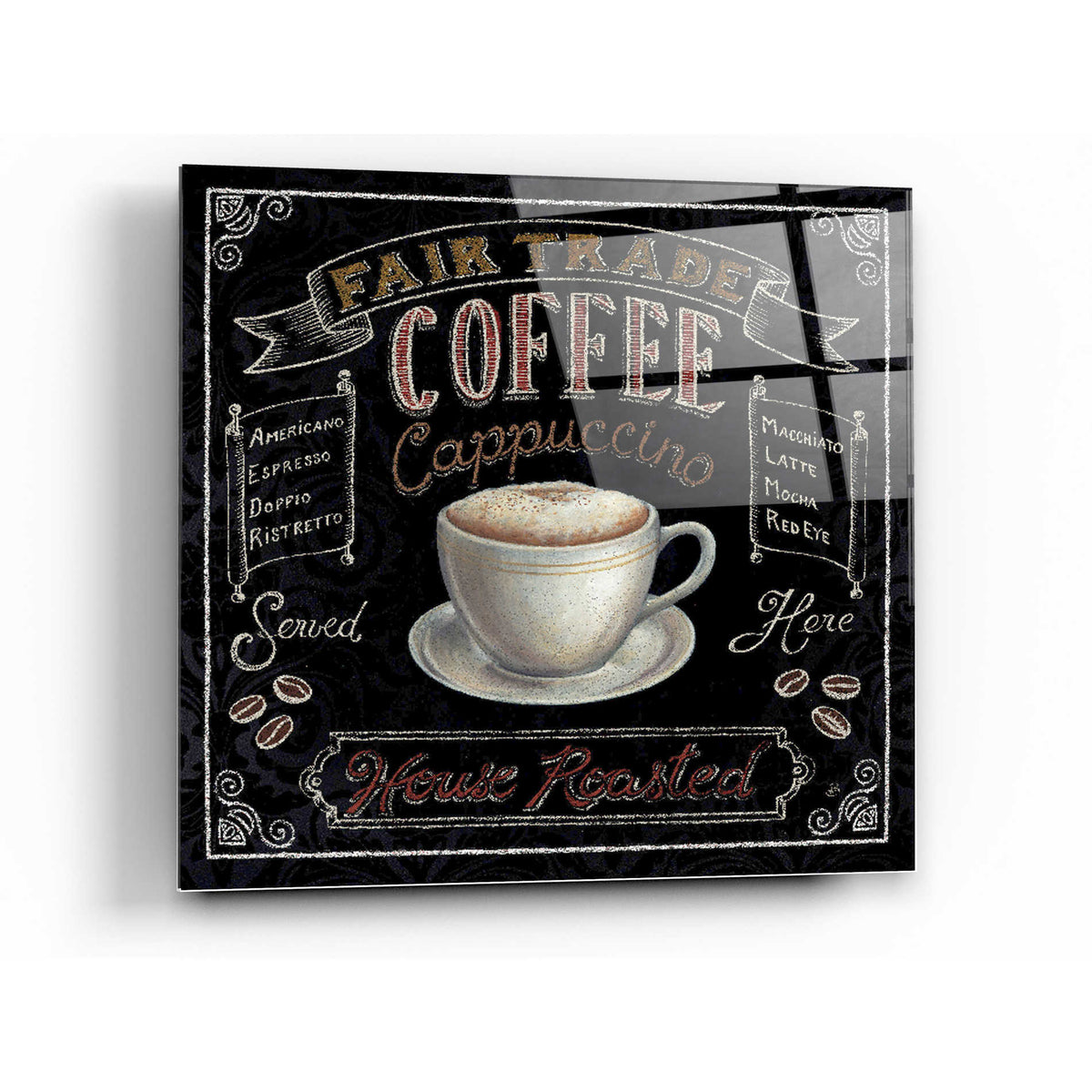 Epic Art 'Morning Treat Square I' by Daphne Brissonet, Acrylic Glass Wall Art