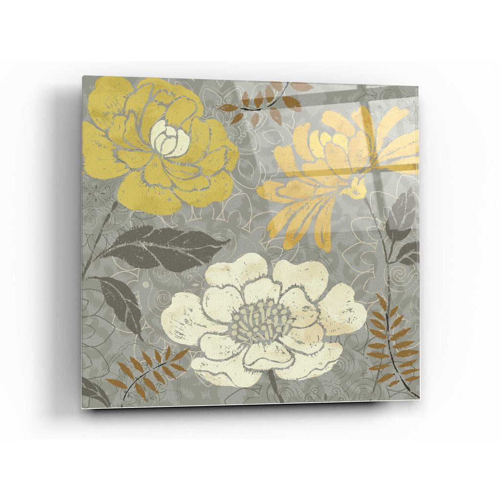 Epic Art 'Morning Tones Gold II' by Daphne Brissonet, Acrylic Glass Wall Art