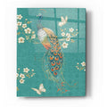 Epic Art 'Ornate Peacock XD' by Daphne Brissonet, Acrylic Glass Wall Art
