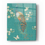 Epic Art 'Ornate Peacock XD' by Daphne Brissonet, Acrylic Glass Wall Art