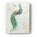 Epic Art 'Ornate Peacock IXA' by Daphne Brissonet, Acrylic Glass Wall Art