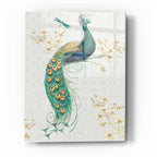 Epic Art 'Ornate Peacock IXA' by Daphne Brissonet, Acrylic Glass Wall Art