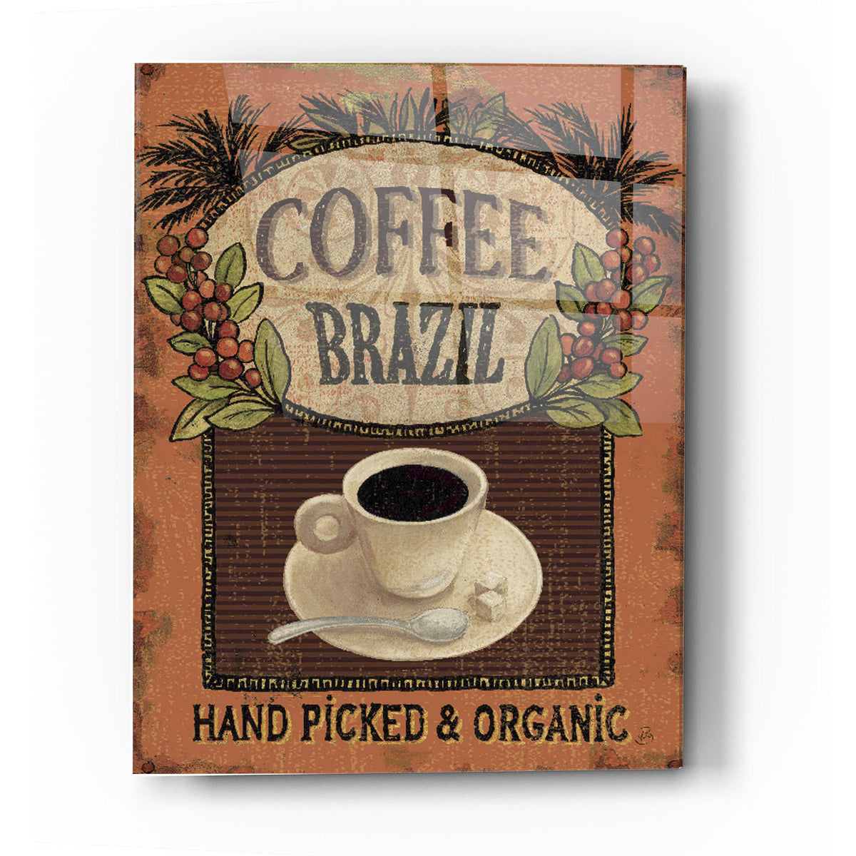 Epic Art 'Coffee Blend IV' by Daphne Brissonet, Acrylic Glass Wall Art