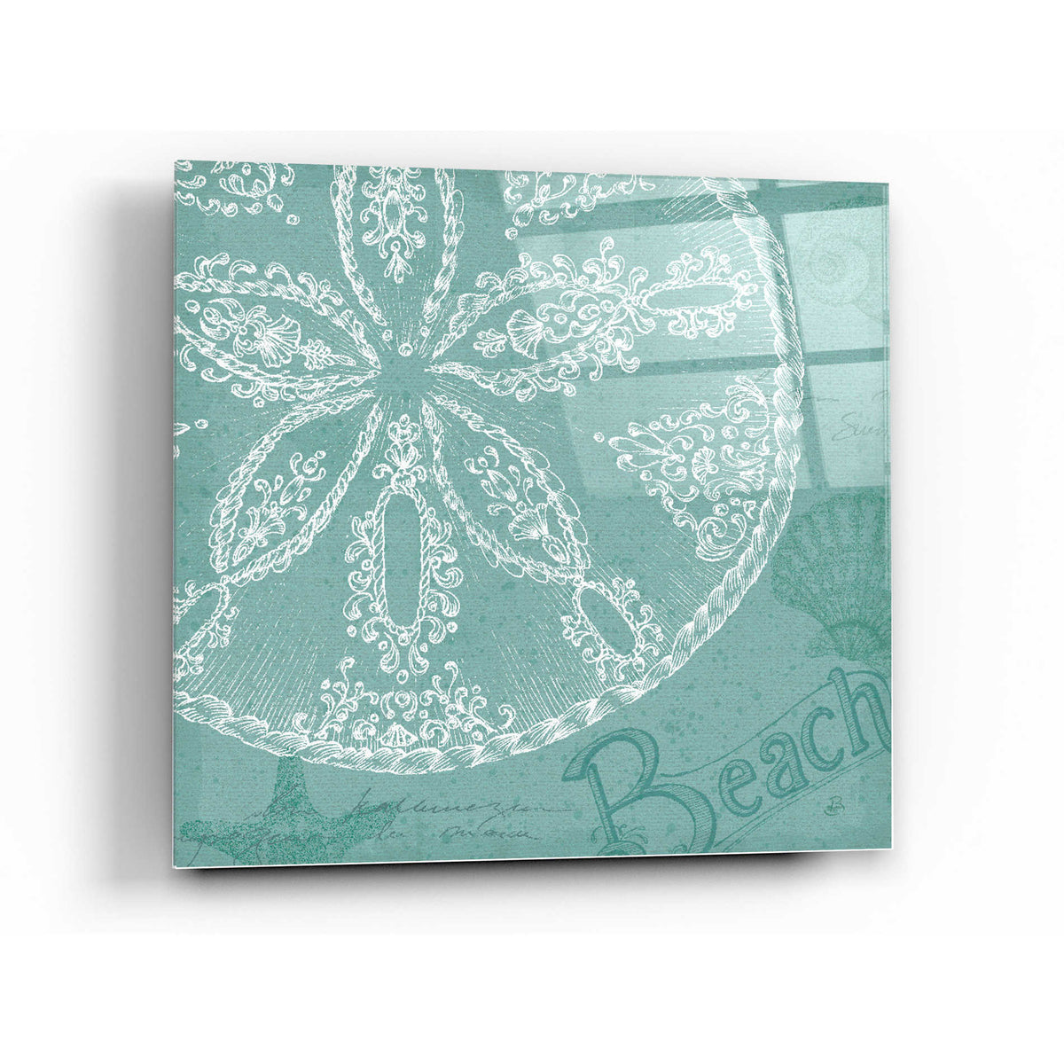 Epic Art 'Aqua Treasure II' by Daphne Brissonet, Acrylic Glass Wall Art