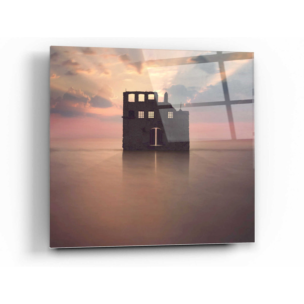 Epic Art 'Watercastle' by Dariusz Klimczak, Acrylic Glass Wall Art