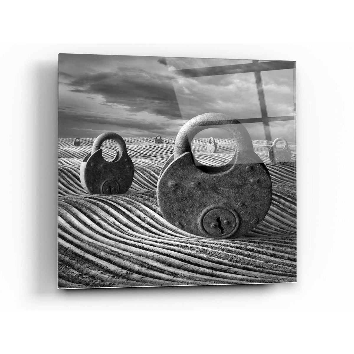Epic Art 'Locked Landscape' by Dariusz Klimczak, Acrylic Glass Wall Art
