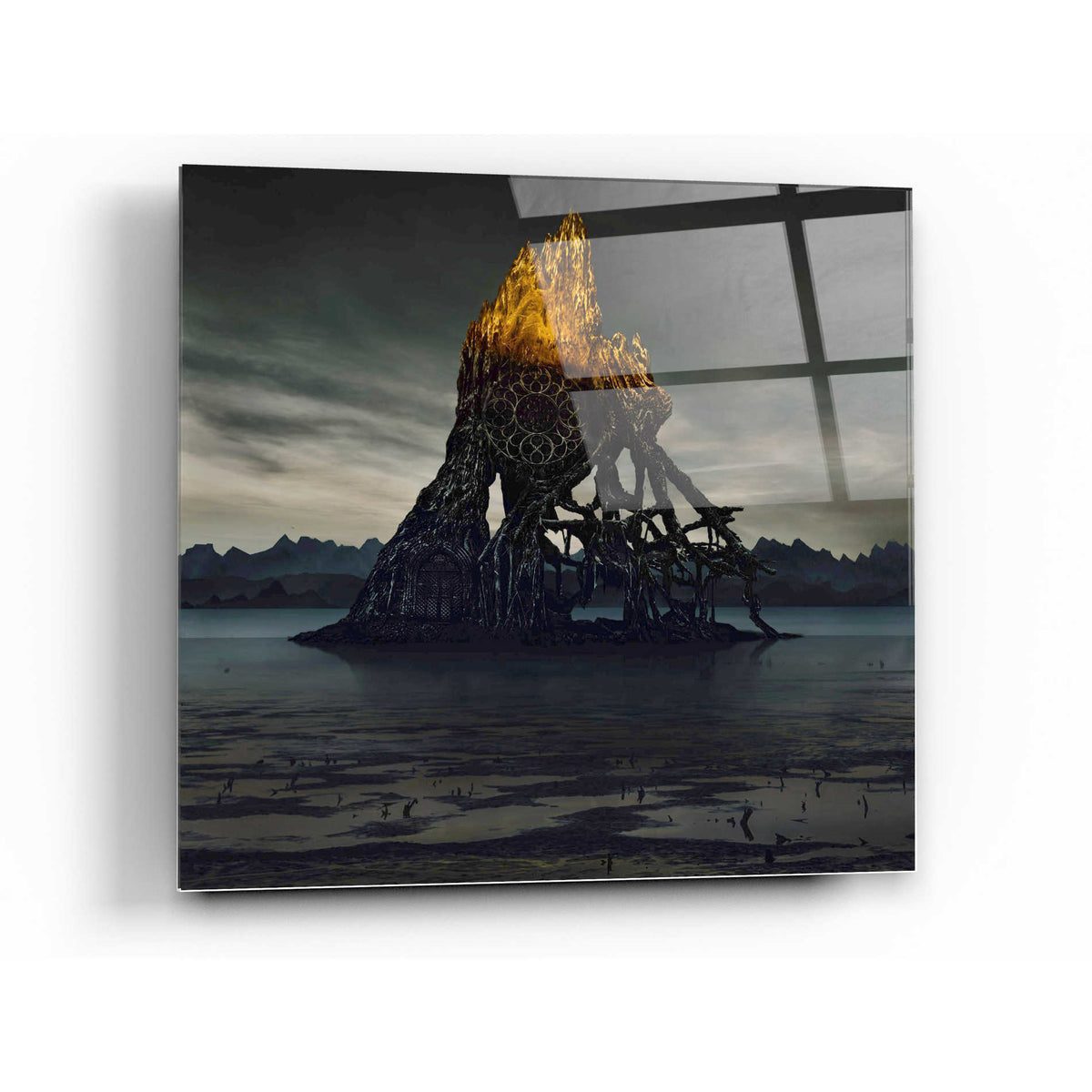 Epic Art 'Temple of Light' by Dariusz Klimczak, Acrylic Glass Wall Art