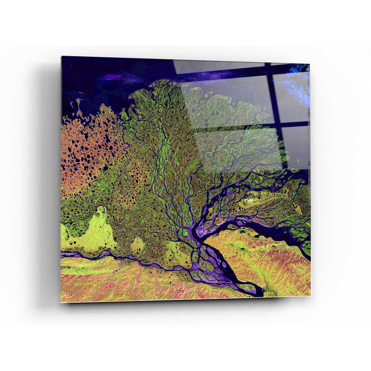 Epic Art 'Earth As Art: Lena Delta' Acrylic Glass Wall Art