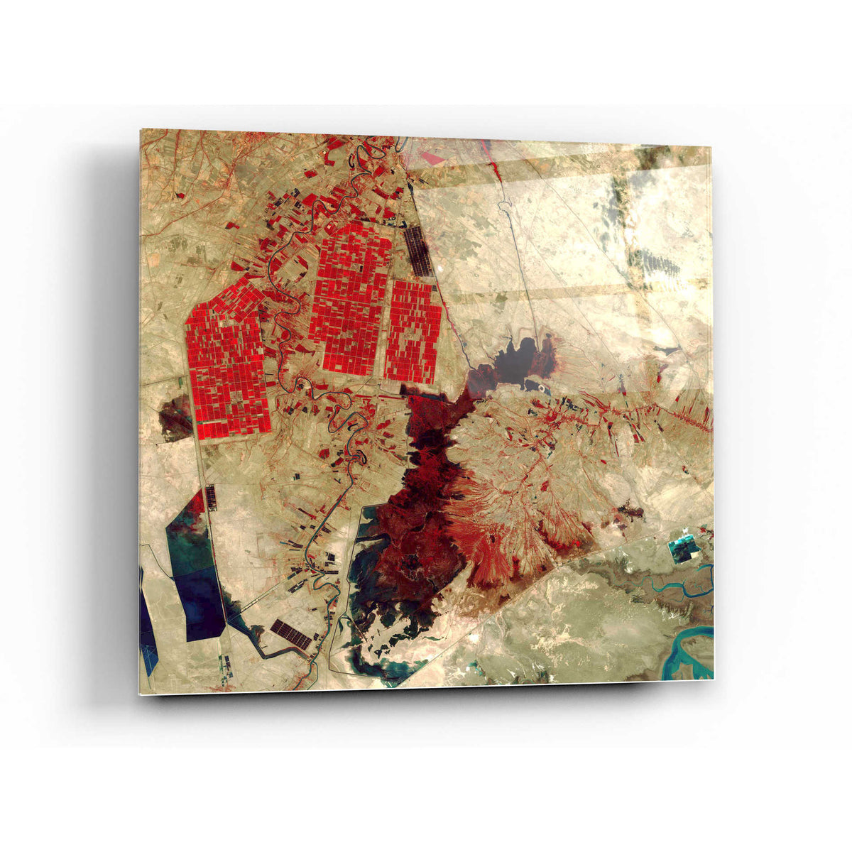 Epic Art 'Earth As Art: Sloppy Paint Job' Acrylic Glass Wall Art