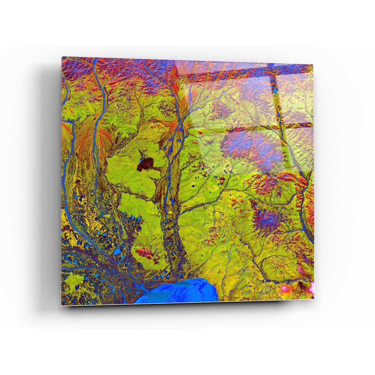 Epic Art 'Earth As Art: Siberian Ribbons' Acrylic Glass Wall Art