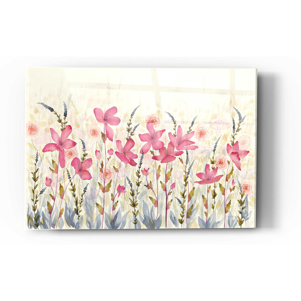 Epic Art 'Watercolor Garden' by Elyse DeNeige, Acrylic Glass Wall Art