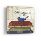 Epic Art 'Bird Inspiration Imagine' by Elyse DeNeige, Acrylic Glass Wall Art