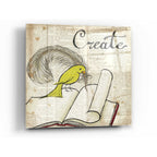 Epic Art 'Bird Inspiration Create' by Elyse DeNeige, Acrylic Glass Wall Art