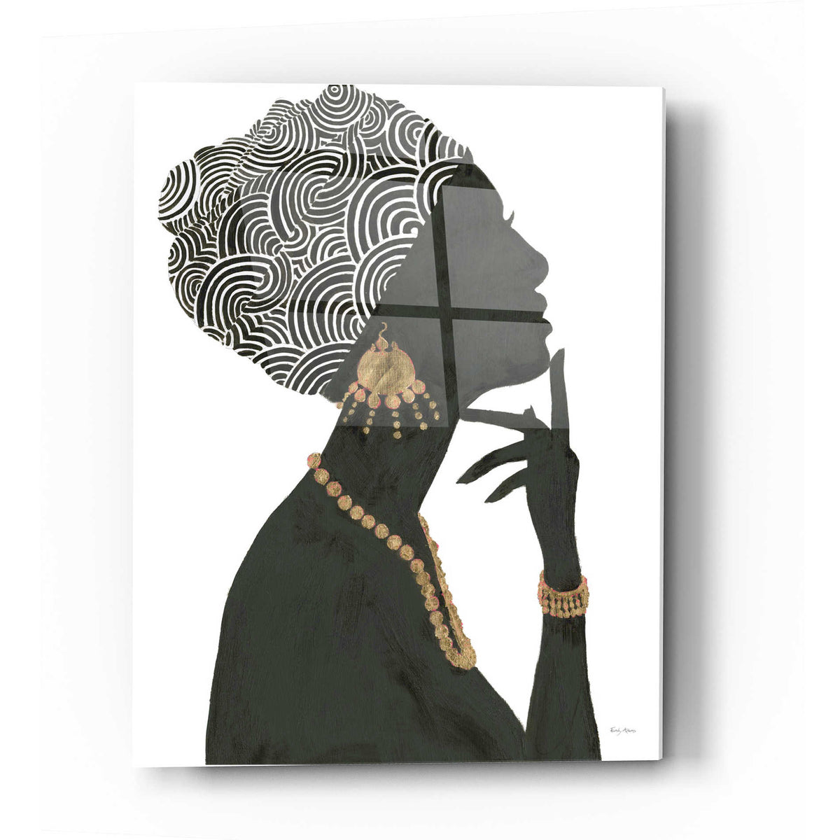 Epic Art 'Graceful Majesty I' by Emily Adams, Acrylic Glass Wall Art