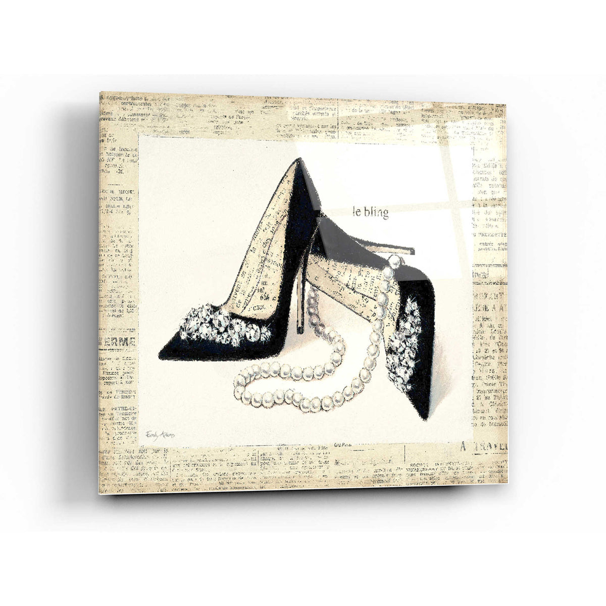 Epic Art 'From Emilys Closet IV' by Emily Adams, Acrylic Glass Wall Art