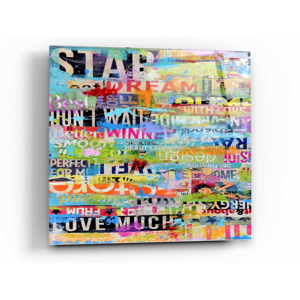 Epic Art 'Metro Mix 33 I' by Erin Ashley Acrylic Glass Wall Art